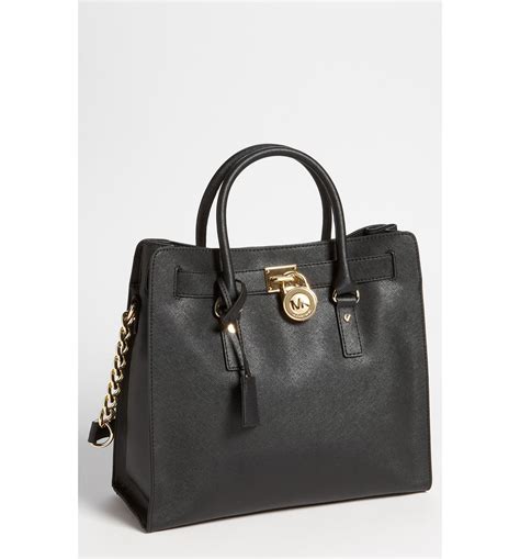 michael michael kors hamilton saffiano messenger bag|MICHAEL Michael Kors 'Large Hamilton' Saffiano Leather Tote.